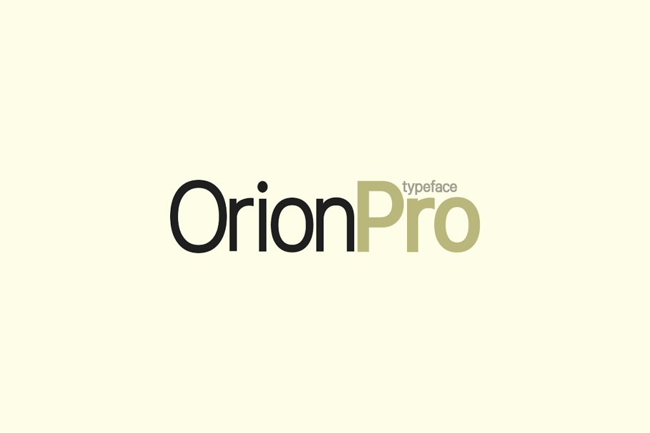 Czcionka Orion
